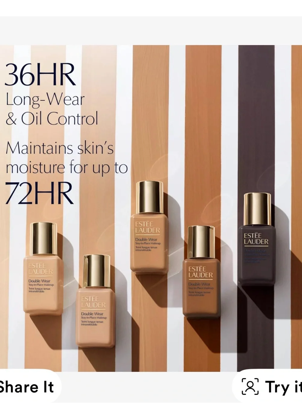 New Estée Lauder Double Wear Foundation Dawn 2W1